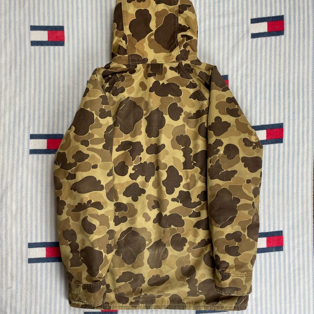 Vintage Columbia Gore-tex duck Camo Camouflage hunting hooded jacket - Picture 2 of 16
